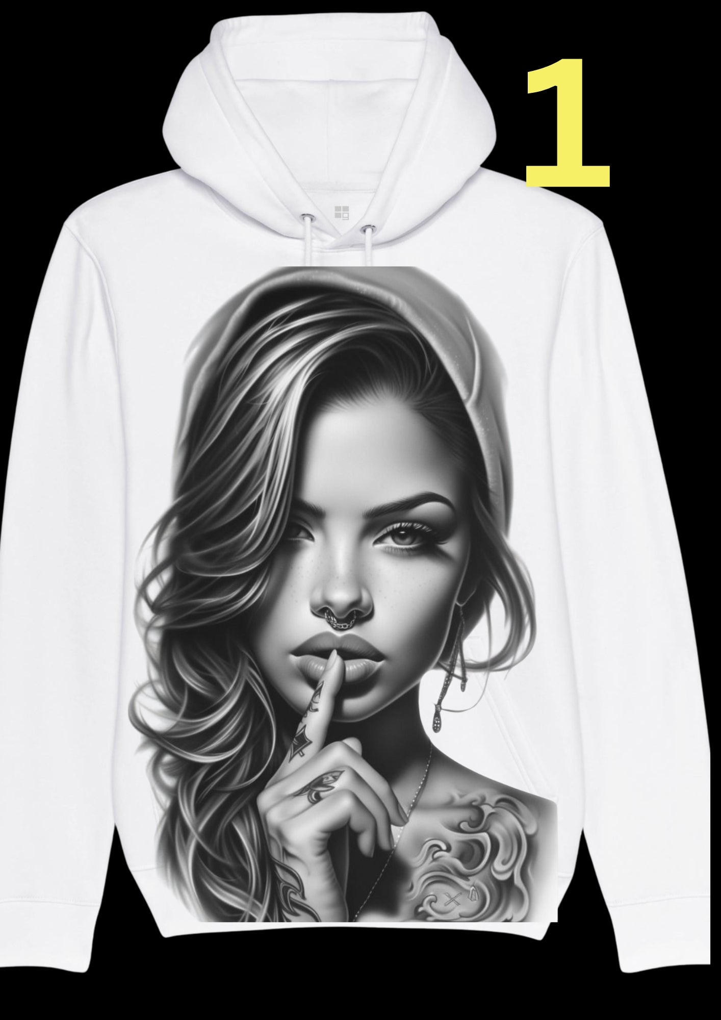 Bedruckter Hoodie