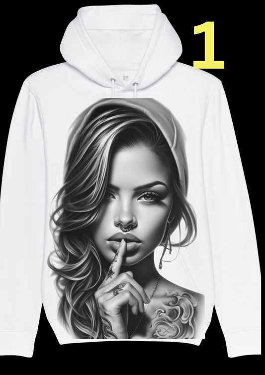 Bedruckter Hoodie