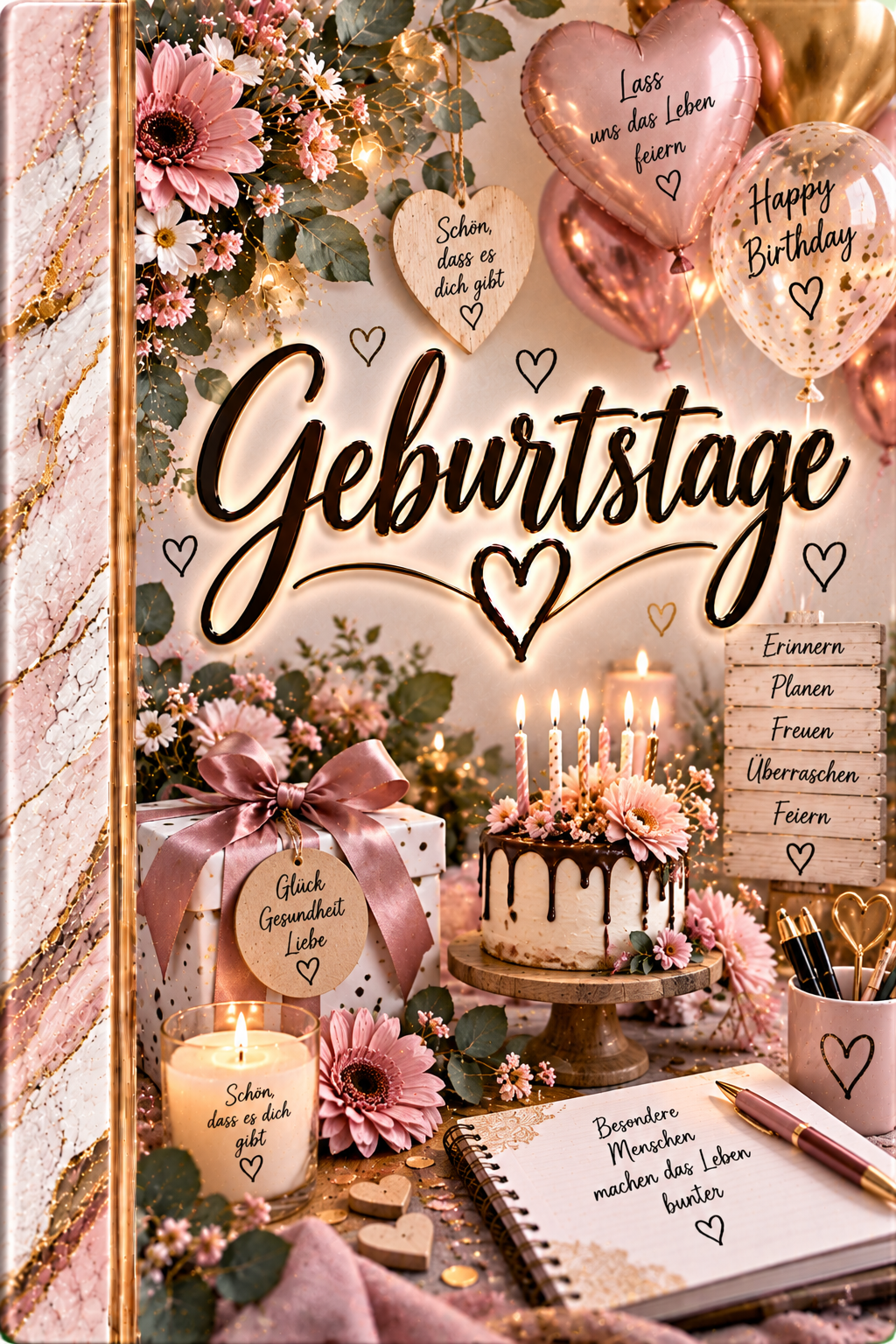 Personalisiertes Budget Binder Deckblatt A6/A5 – Wunschmotiv & Name