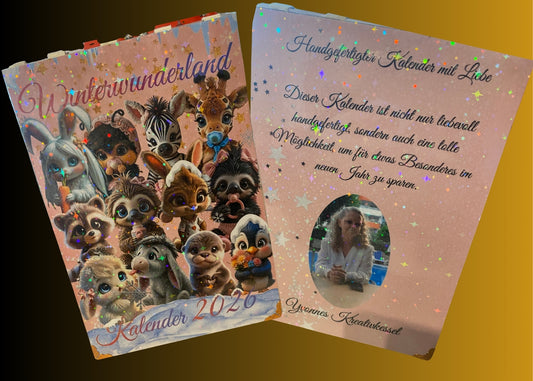 Süßer Kalender für 2026 zum Sparen