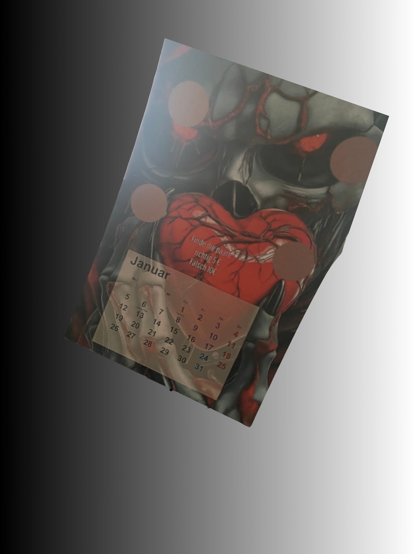 Alptraumland der Kalender für Totenkopf Liebhaber 2026