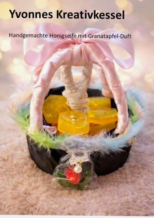 Honigwaben-Seife mit Wassermelonen-Duft zum Aufhängen