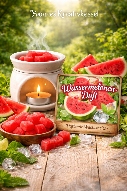 Wassermelonen Wachsschmelz – handgemachte Duftmelts