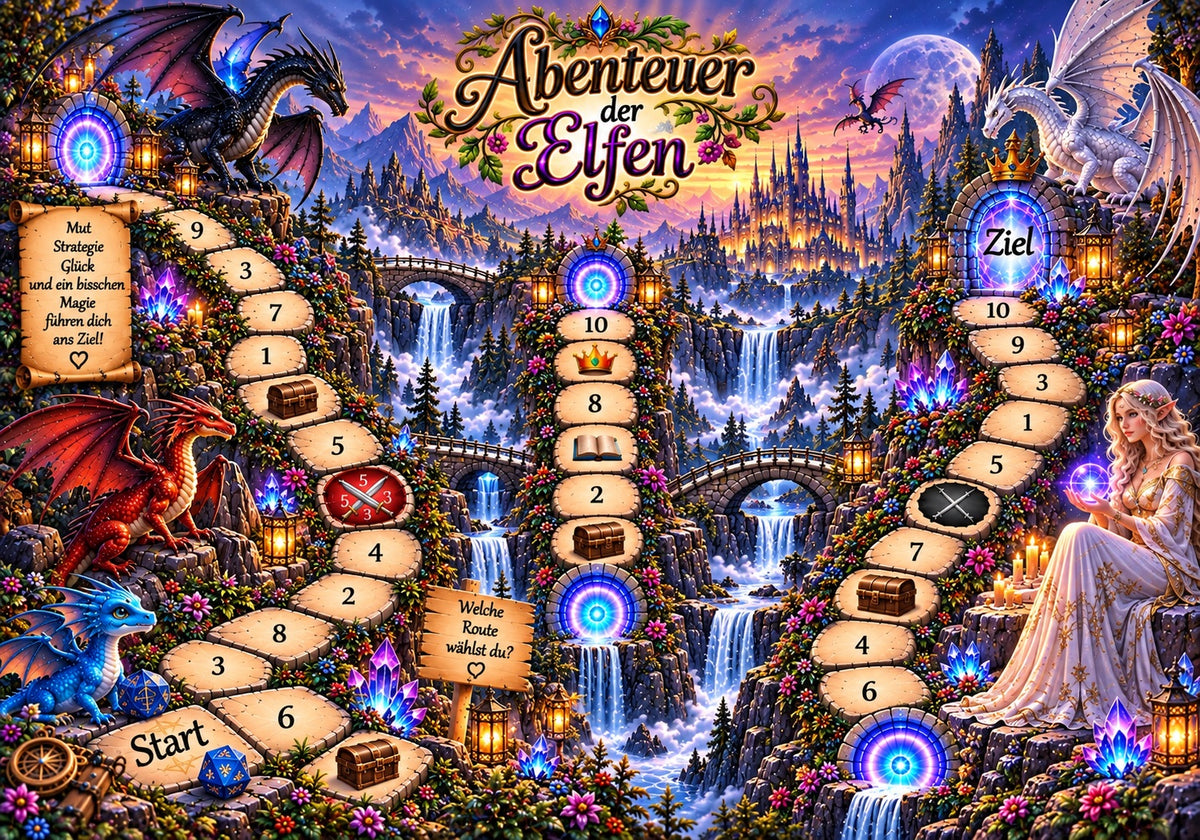 Abenteuer der Elfen – Spielfeld