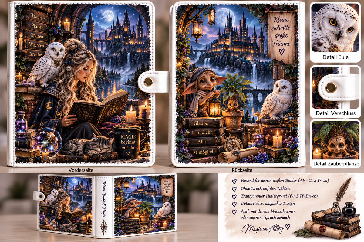 Beispielmotiv Budget Binder Magische Träume