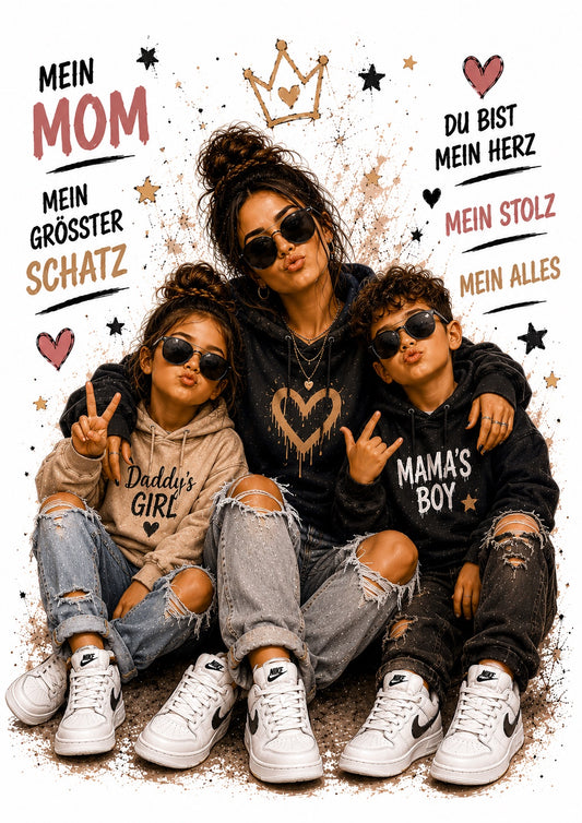 Motiv 4 – Mom mit zwei Kindern