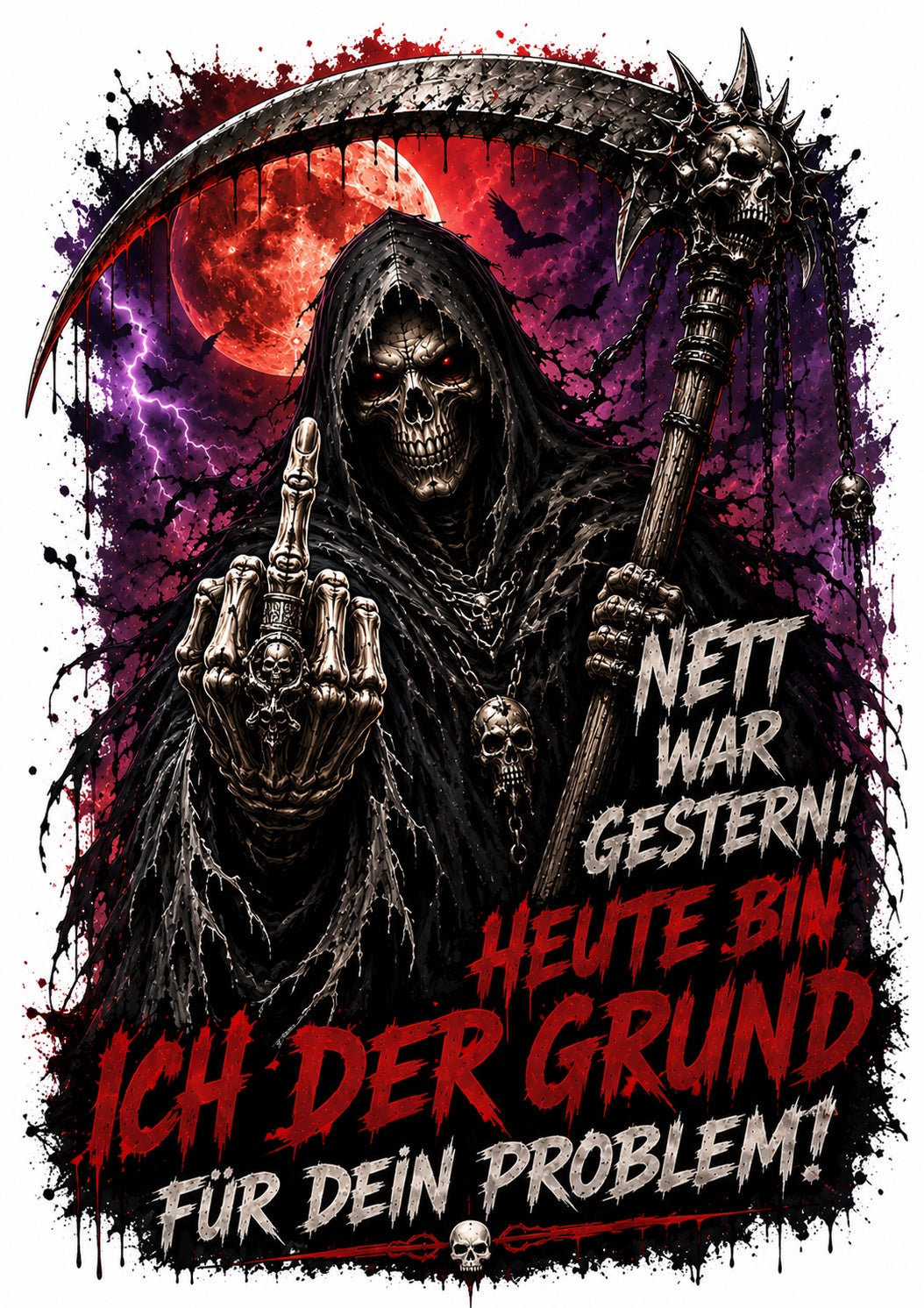 Motiv 5 – Sensenmann Spruch