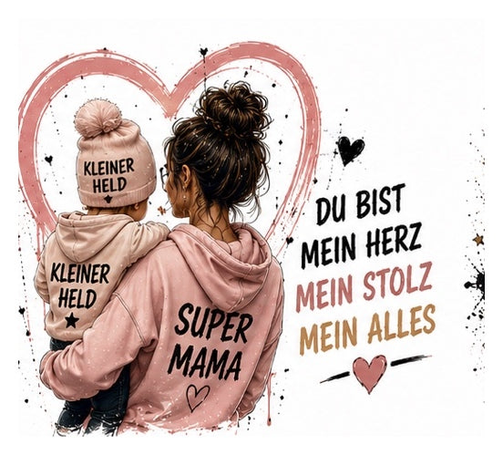 Motiv 14 – Super Mama kleiner Held